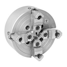 4 Jaw Steel Independent Chuck, 2 Piece Jaw (Front Mount) - 4307 Series (Bison)